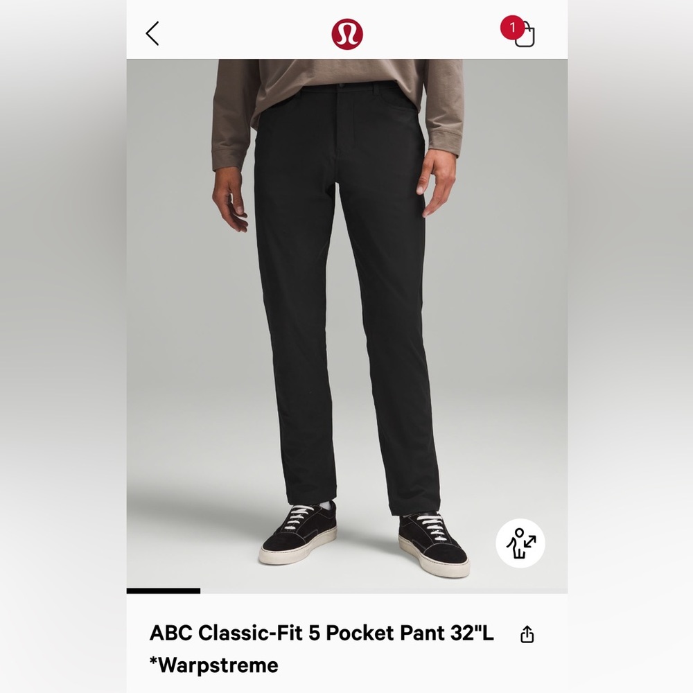 Men’s Lululemon ABC pant